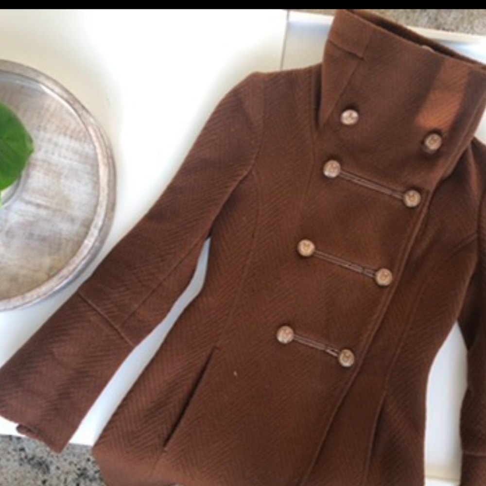 Vintage Wool Mackage Brown Diana Jacket